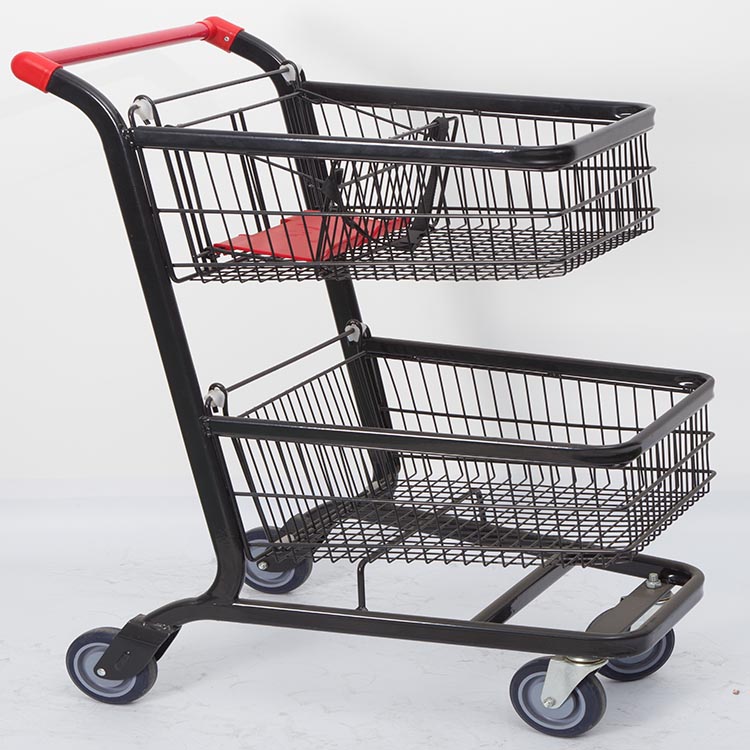 Home Improvement Stores - 2단 트롤리 카트 더블 상업용 이층