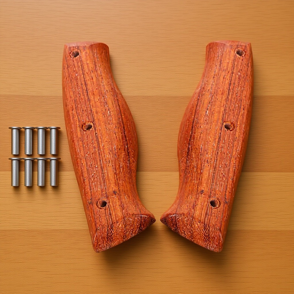 Home Improvement Diy - 2Pcs 주방 칼 나무 손잡이 수리