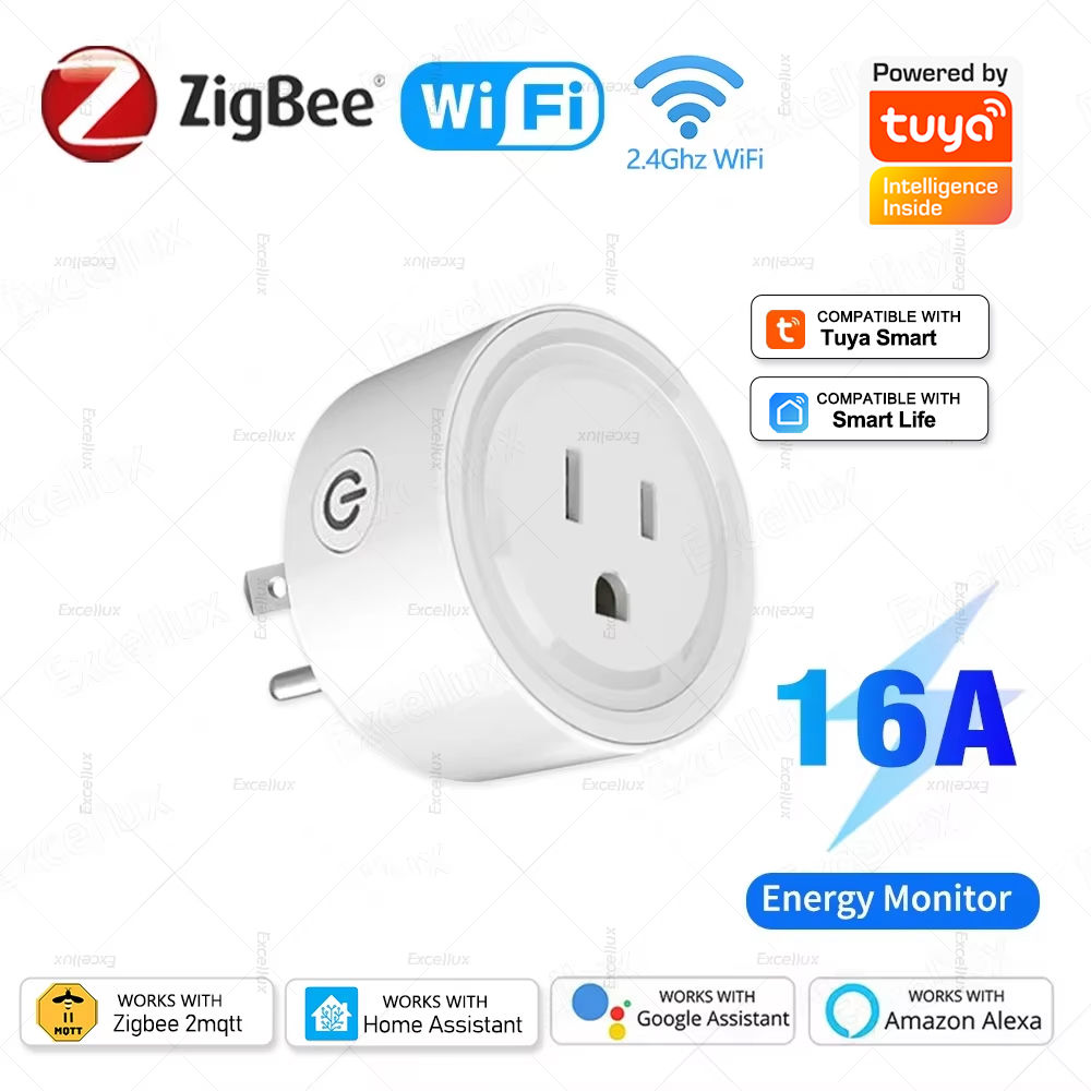Home Improvement Outlet - 투야 와이파이 또는 지그비 스마트 소켓