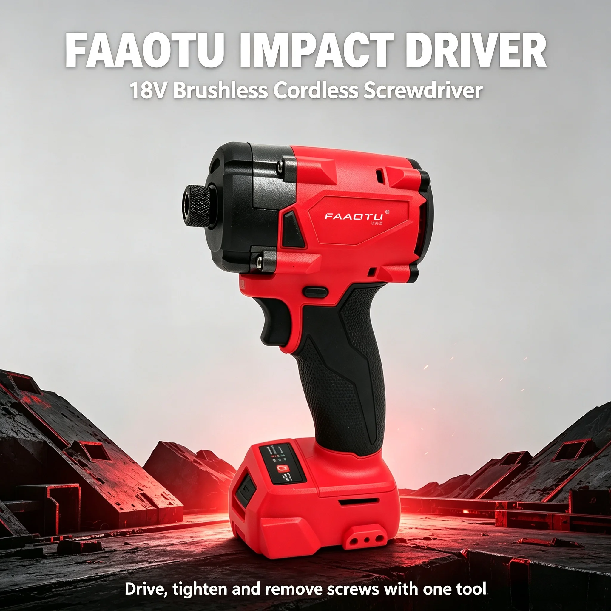 Home Improvement Diy - FAAOTU 18V 무선 전동 드라이버, DIY