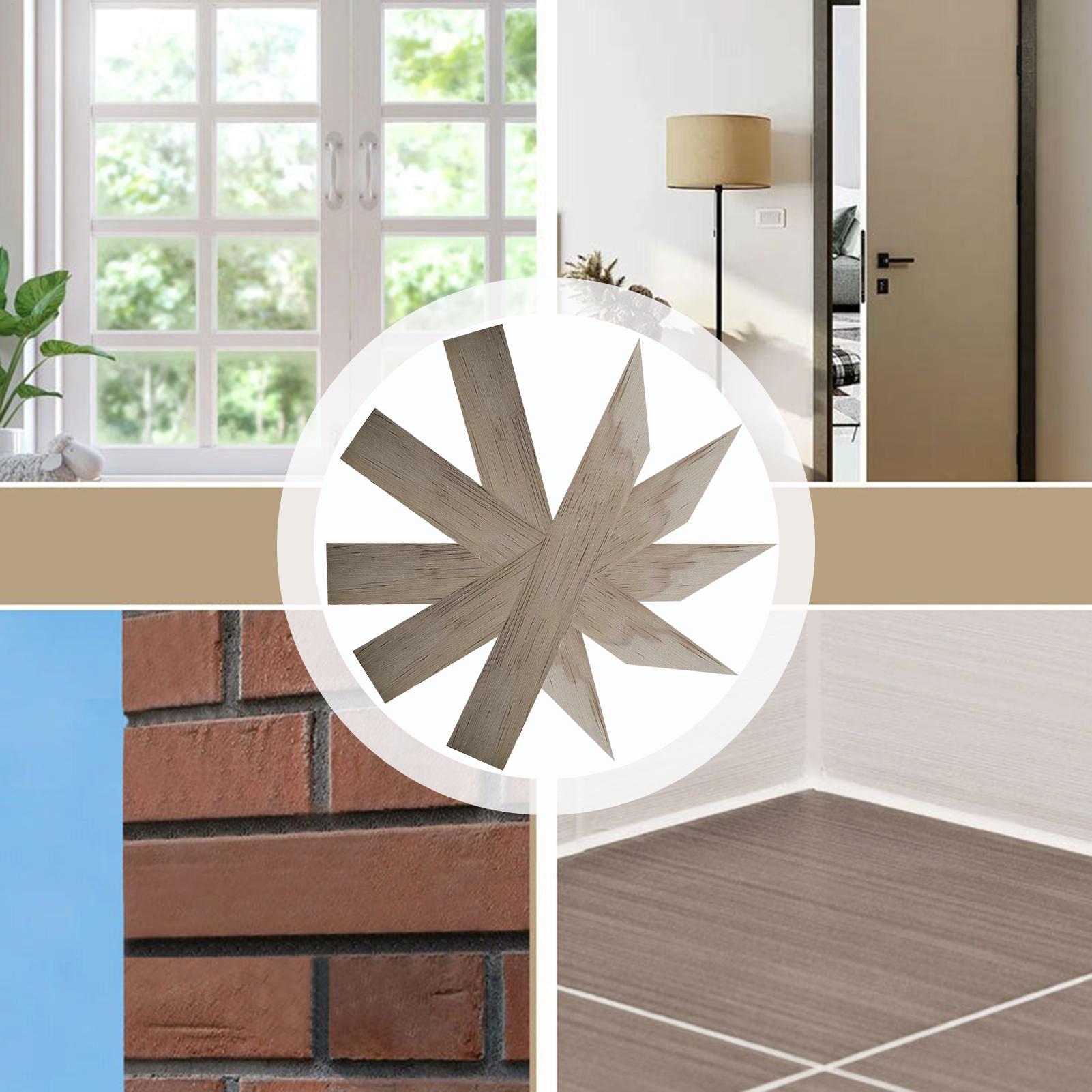 Home Improvement For Beginners - 5종 목재 코킹 도구 세트, 인체공학적