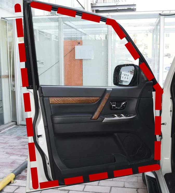 클립이 있는 도어 고무, Pajero V70 씰 고무, - Door Weather Strip 리뷰 및 가격