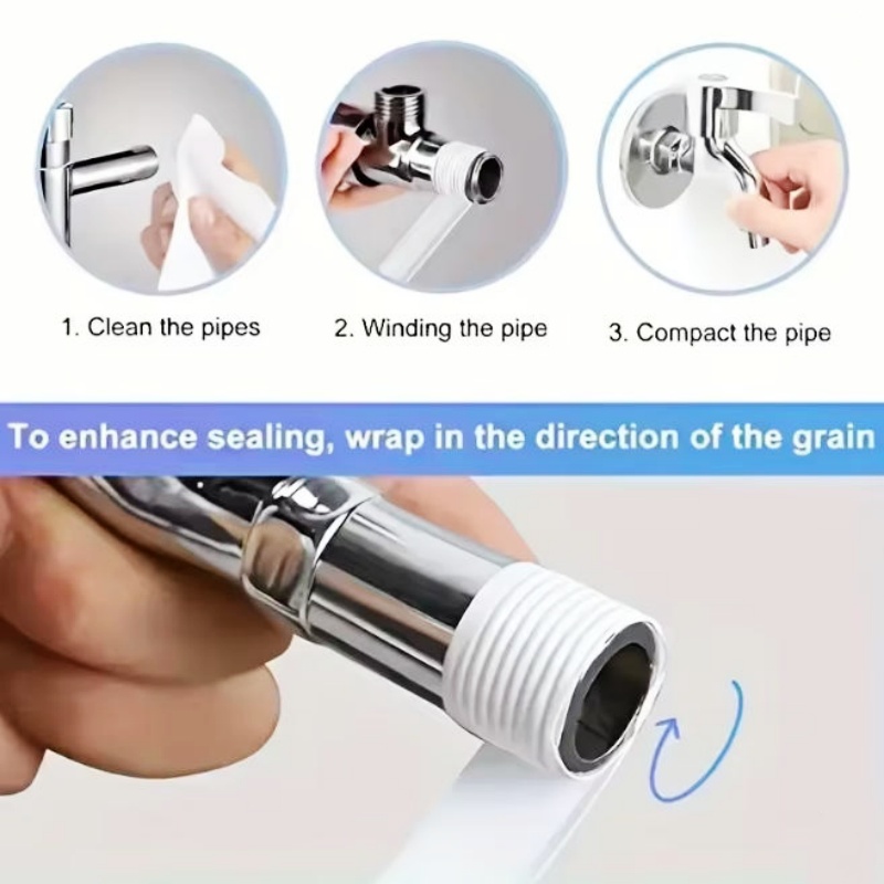 5PCS 씰 테이프 스레드 씰 방수 누출 방지 테이프  - Plumbing Tape Ptfe 리뷰 및 가격